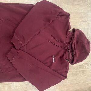 Columbia Burgundy Pullover Hoodie